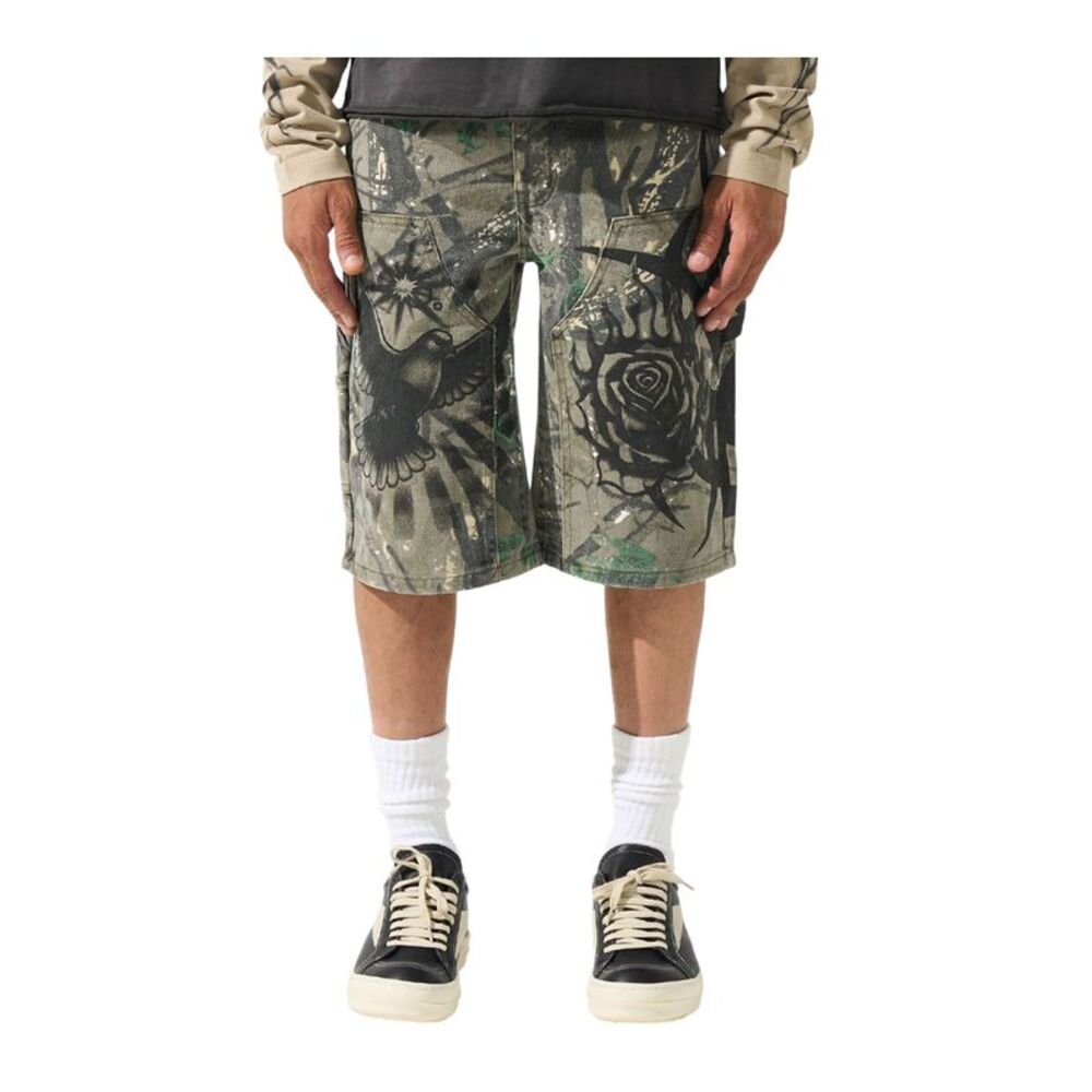 Serenede Shorts Paradise Denim Mens Camo PARADISE